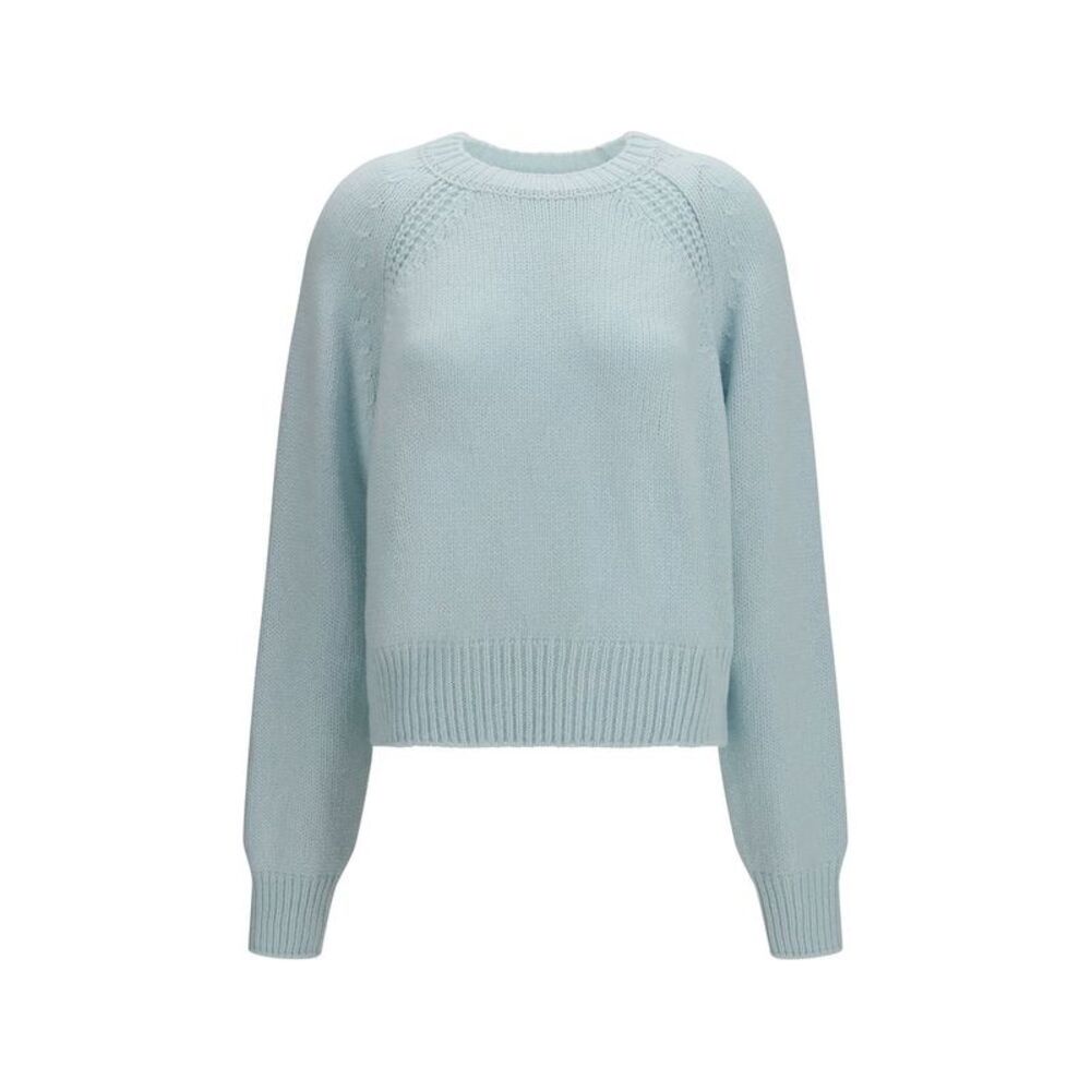 SA SU PHI Blue Cashmere Women's Sweater